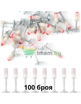 Комплектът от 100бр Пирони